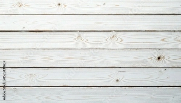 Fototapeta Whitewashed wood backdrop, showing grain detail, timber, boards