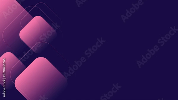 Fototapeta Vibrant Editable Vector Abstract Background Design