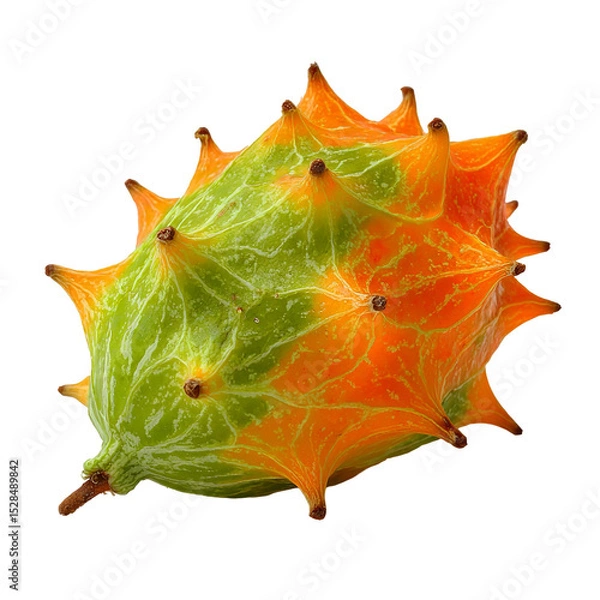 Fototapeta Horned melon isolated on transparent background