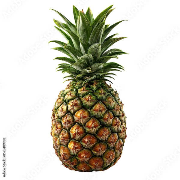 Fototapeta Pineapple isolated on transparent background
