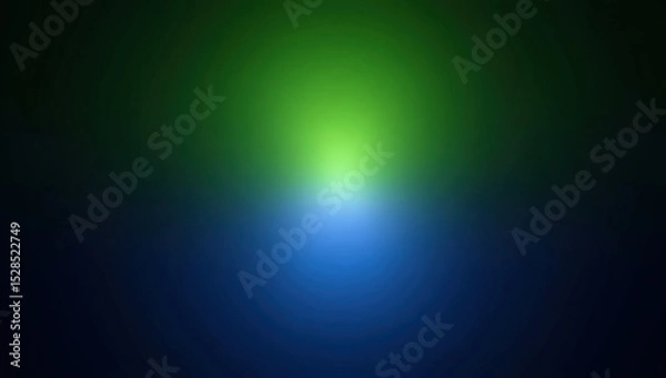 Obraz Abstract Gradient Background With Green Blue Lighting Effect