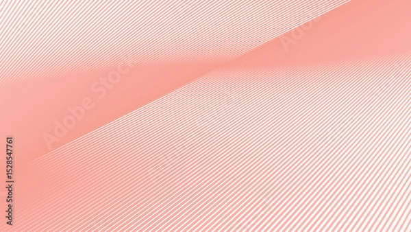 Fototapeta Peach Stripes Line Seamless Pattern with Soft Pastel Colors and Minimalist Background