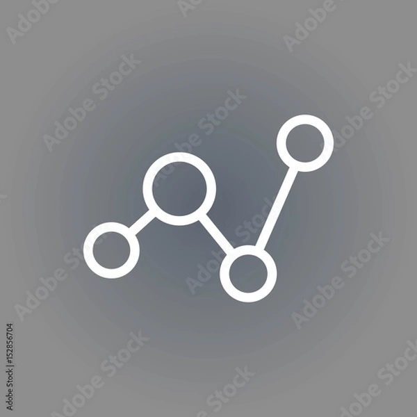 Obraz social network icon stock vector illustration flat design