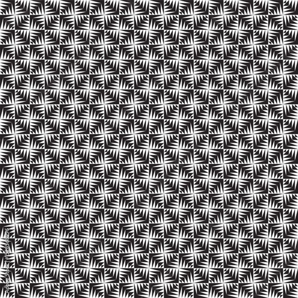 Fototapeta Seamless abstract geometric decorative pattern background