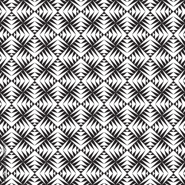 Fototapeta Seamless abstract geometric decorative pattern background