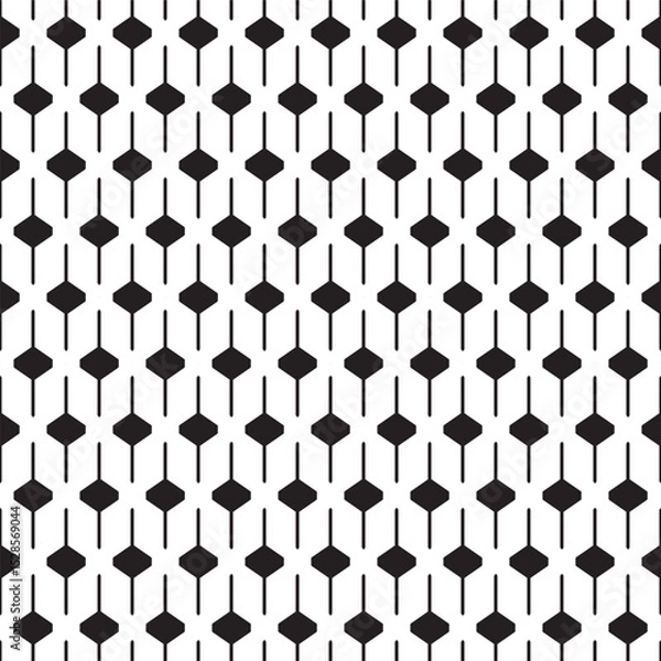 Fototapeta Seamless abstract geometric pattern texture background. 
