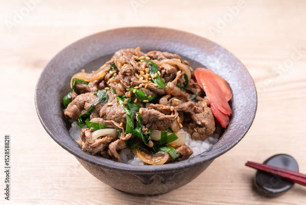 Obraz 牛焼き肉丼