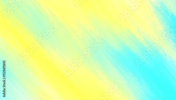 Obraz 黄色と水色のグラデーション背景2