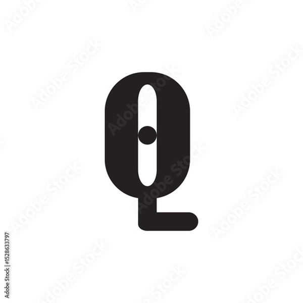 Fototapeta QL letter logo design vector