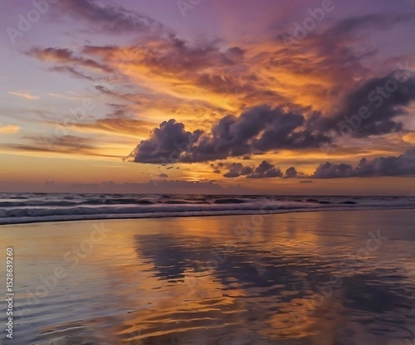 Obraz sunset at the beach