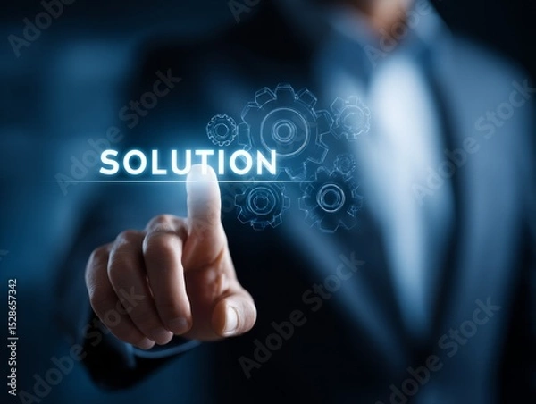 Fototapeta Concept of progress and problem-solving