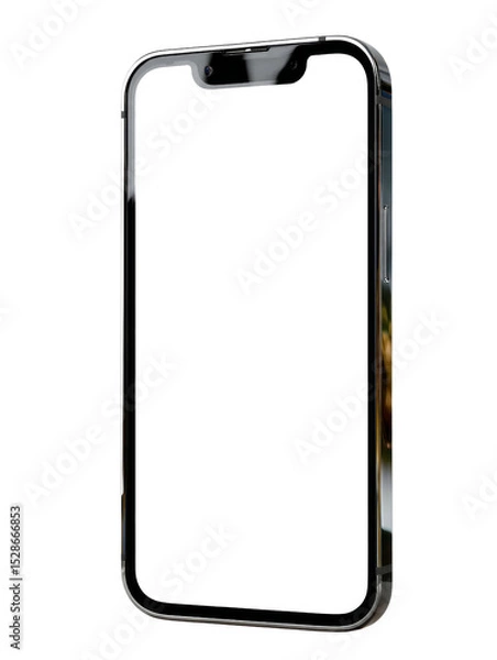 Obraz A phone with a clear screen and no content