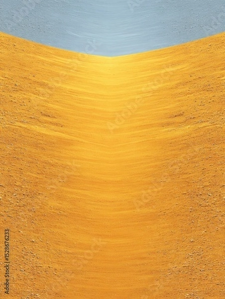 Fototapeta Abstract golden textured valley