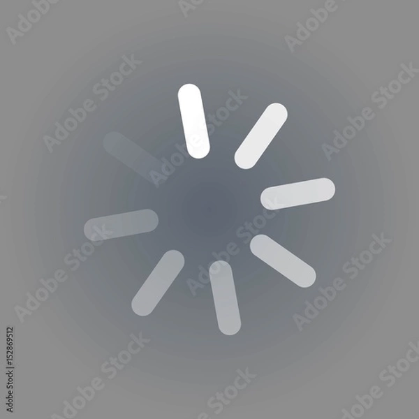 Obraz loading icon stock vector illustration flat design