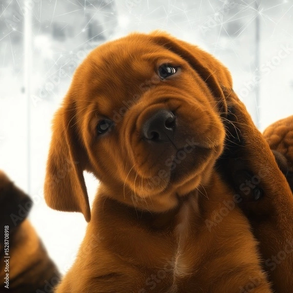 Obraz Adorable puppy, close-up
