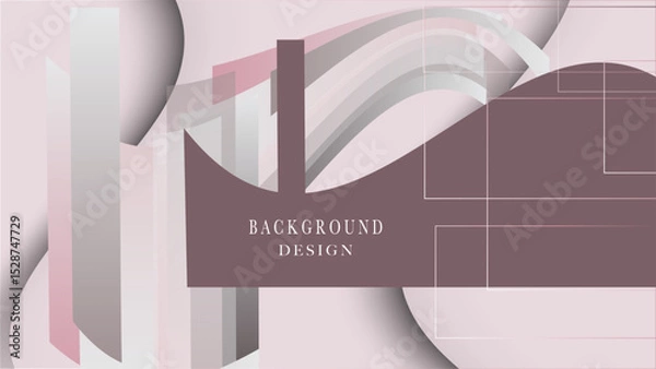 Obraz Abstract background colorful pastel gradient modern abstract geometric shapes