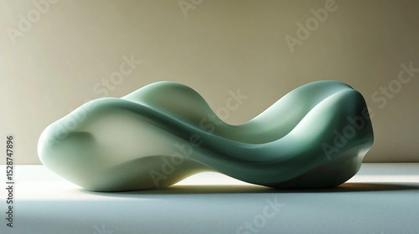 Fototapeta abstract organic 3D nature shape