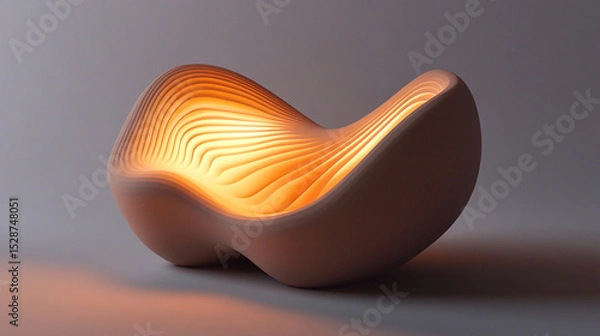 Fototapeta abstract organic 3D nature shape