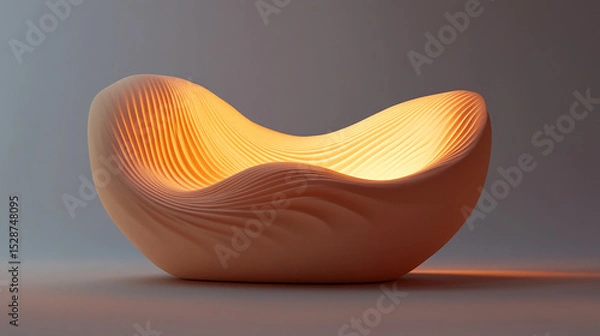 Fototapeta abstract organic 3D nature shape