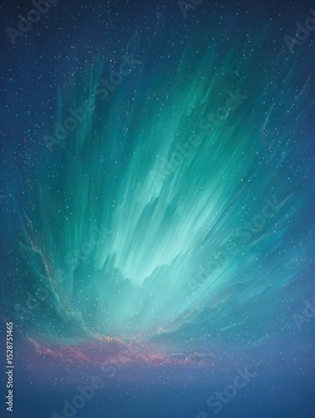 Fototapeta Abstract celestial explosion