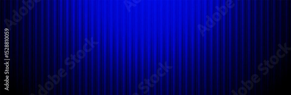 Fototapeta Dark blue background banner design with geometric vertical lines, exhibition stage, modern vector for presentation