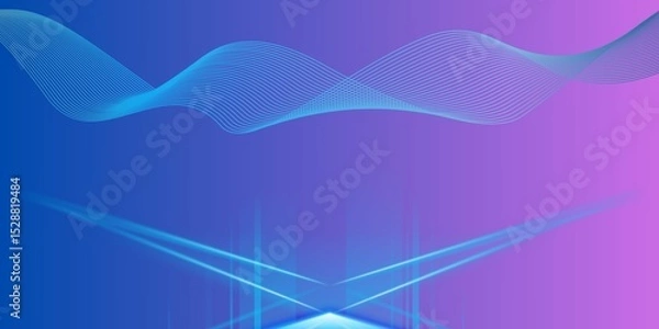 Fototapeta abstract, illustration, background, pattern, vector, horizontal, copy space, shape, template, no people, art, wallpaper, modern, design, multi colored, texture, vibrant color, landing page, 
