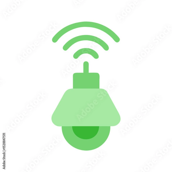 Obraz Wireless Water Sensor Green Realistic illustration Cutout