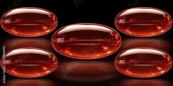 Fototapeta High resolution transparent Skip ad button set