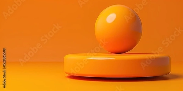 Fototapeta Vibrant Minimalistic Photo with copy space