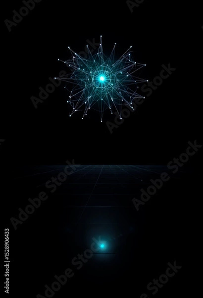 Fototapeta Digital Network Constellation