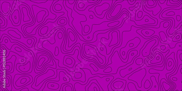 Obraz Artistic contour map-inspired decorative background

