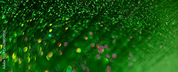 Fototapeta green  background with bokeh