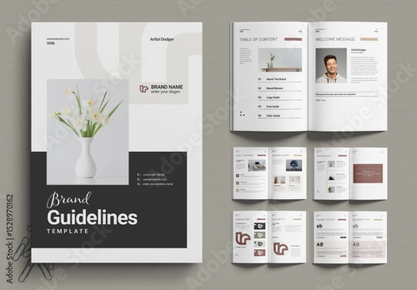 Obraz Brand Guidelines Template Layout