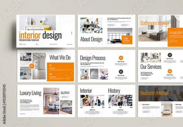 Obraz Interior Design Presentation Template
