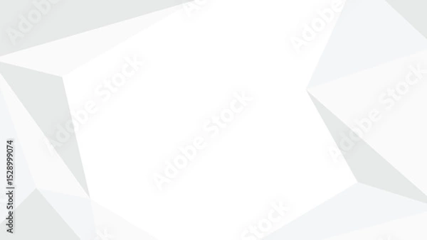 Obraz white background triangle low poly frame minimalist business cover design
