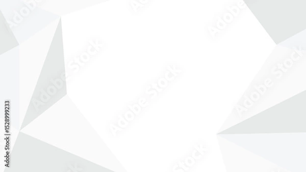 Obraz white background triangle low poly frame minimalist business cover design
