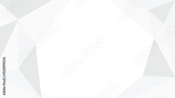 Obraz white background triangle low poly frame minimalist business cover design