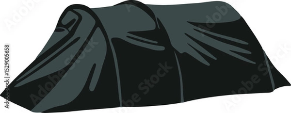 Obraz Vector isolated illustration of a tourist tent.