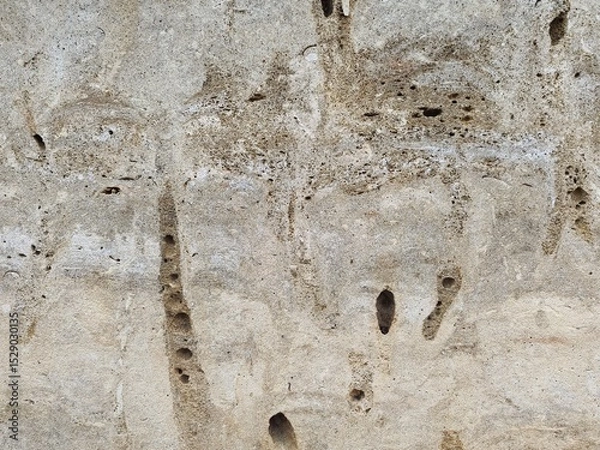 Obraz Texture of plastered wall, plaster, decorative stone, limestone, lime coating, bark beetle coating, alibaster, cement