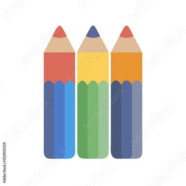 Fototapeta Design & Drawing Tools icon set  computer programs, process production, perception, explore ideas and designers.