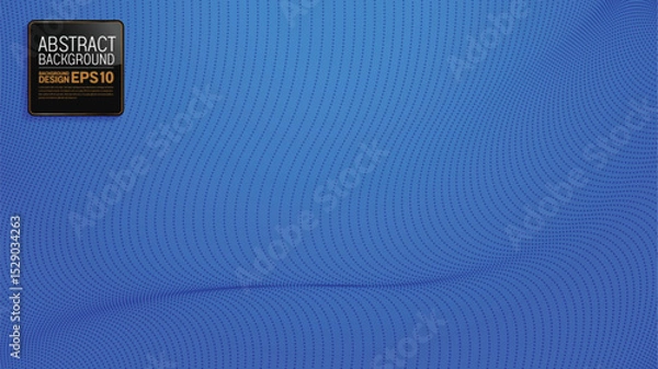 Obraz Abstract wave line vector background, 1920x1080 size for banner, business invitation card, festival poster, elegant and modern, clean lines, not made by AI