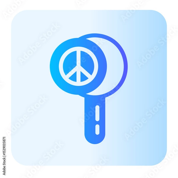 Obraz search gradient icon