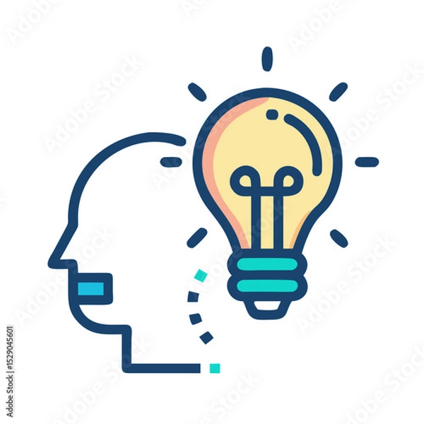 Fototapeta Design & Drawing Tools icon set  computer programs, process production, perception, explore ideas and designers.