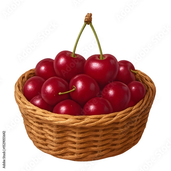Obraz Cherry in basket