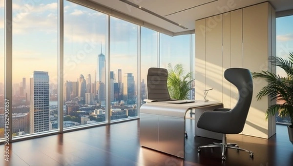 Obraz modern living room with a window