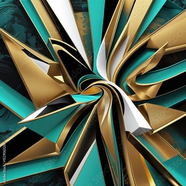 Obraz abstract fractal background