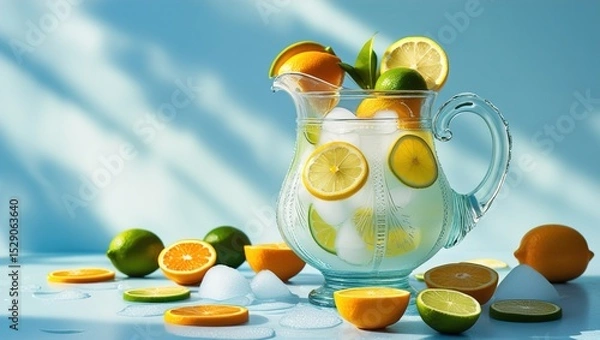 Obraz still life with lemon and lime
