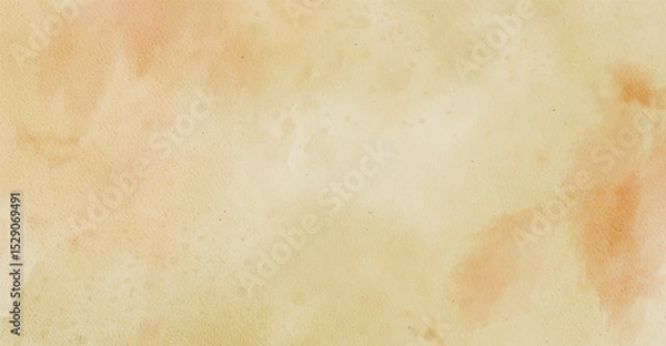 Fototapeta Abstract watercolor art background template. beige and brown watercolor backdrop empty space for text, banner, presentation or product display graphic design