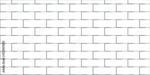 Obraz White brick wall background. pavement tiles architecture construction stone block brick wallpaper. seamless building cement concrete wall grunge background.	
