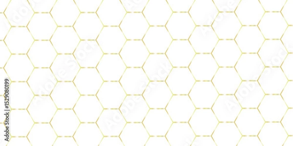 Fototapeta Minimal grid geometric abstract white emboss hexagons with hexagon wall polygonal pattern background vector. seamless bright white abstract honeycomb background.	
